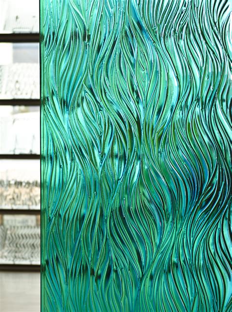 Beautiful Duotone Colors On Glass Panel