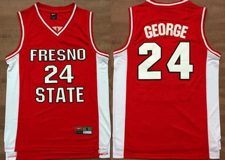 But he's long, he's athletic, he shot 90 percent from the foul line and he can guard. Men's Fresno State Bulldogs #24 Paul George Red College Basketball Swingman Jersey on sale,for ...