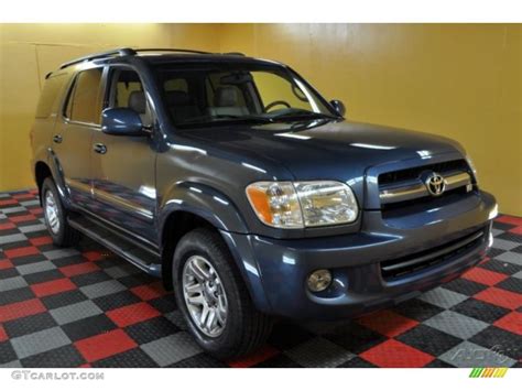 2005 Blue Steel Metallic Toyota Sequoia Limited 4wd 47705319