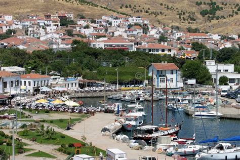 Bozcaada Canakkale Turkey September 25 2020 Bozcaada Island Port