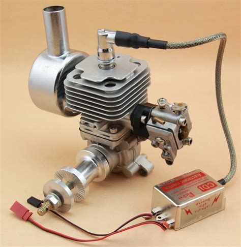 Rc Gas Engine 26cc Qj26 Motor Two Stroke Engine With Muffler And Cdi For