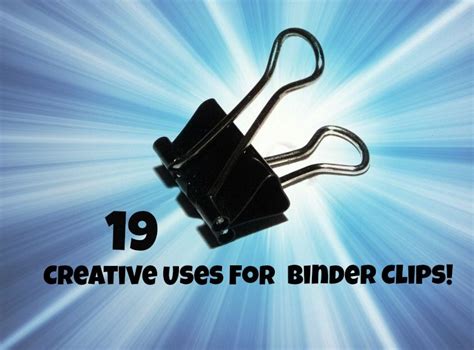19 Creative Uses For Binder Clips The Officezilla® Blog Binder