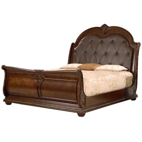 Coventry Tobacco King Sleigh Bed El Dorado Furniture