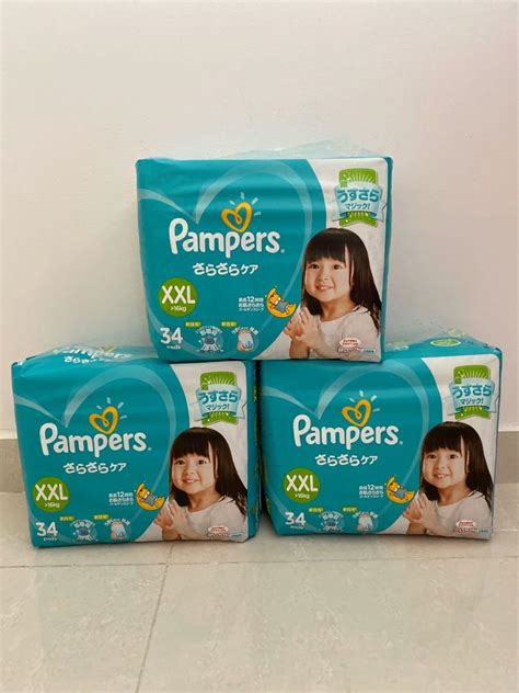 Pampers Baby Dry Diapers Xxl Tape Babies And Kids Bathing And Changing