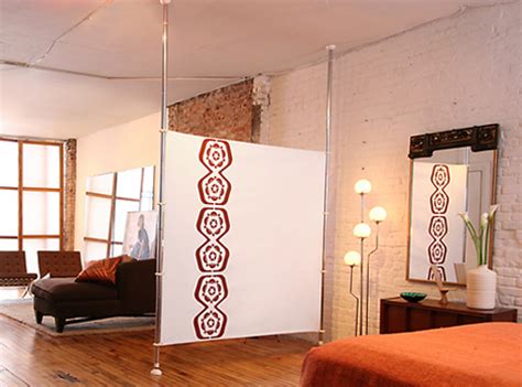 Studio apartment room divider curtain. studio apartment decor, decorating small apartments