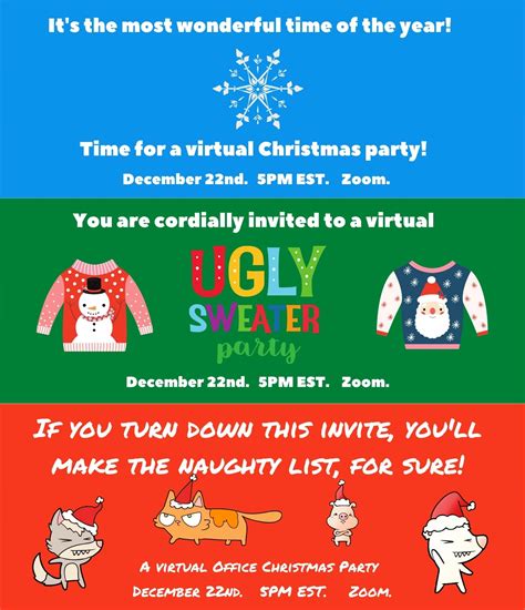 25 Virtual Christmas Party Ideas In 2023 Holidays