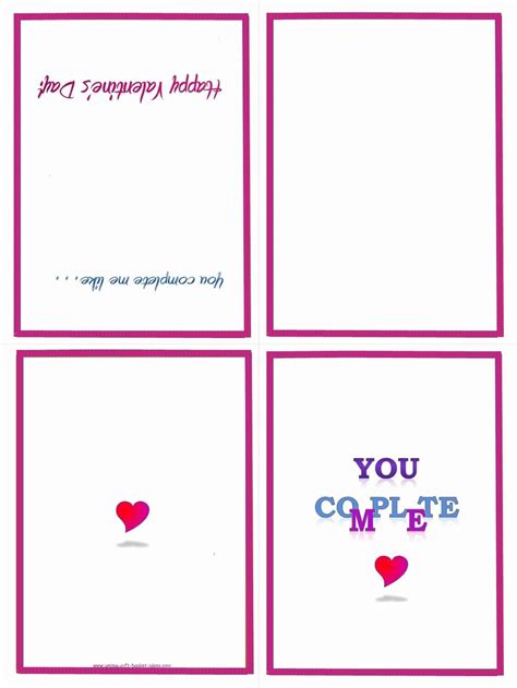 Greeting Card Template Printable