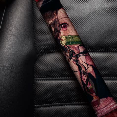 Anime car seat belt cover option to suit users' preferences. Buy Demon Slayer v6 Anime Manga Tanjiro Kamado Nezuko Giyu ...