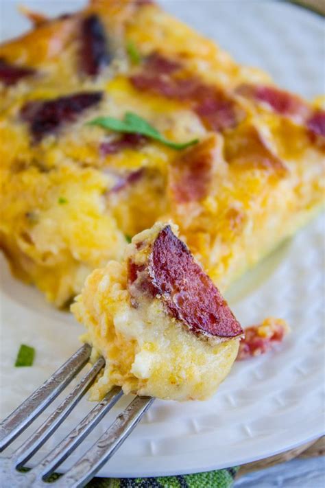 Overnight Bacon And Egg Casserole Recipe From The Food Charlatan
