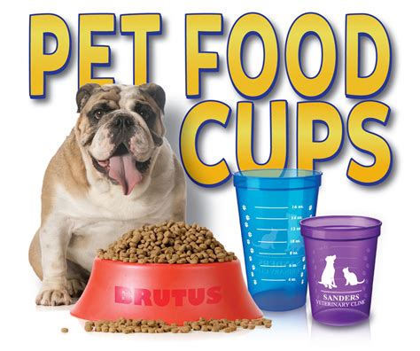 Customized Pet Food Measuring Cups | Custom Dog Bowls