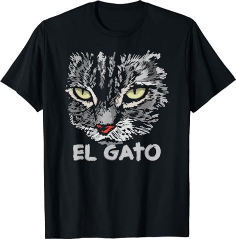 El Gato The Cat T Shirt Clothing Shoes And Jewelry