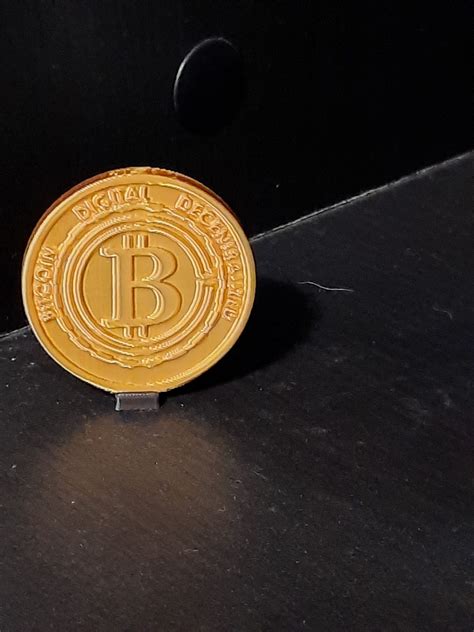 Download Stl File Bitcoin Object To 3d Print ・ Cults