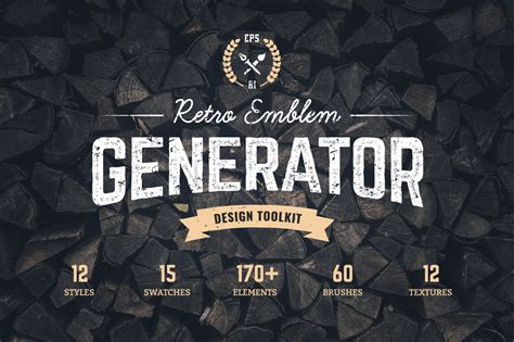 Logo Maker Retro Emblem Generator 2072 Logos