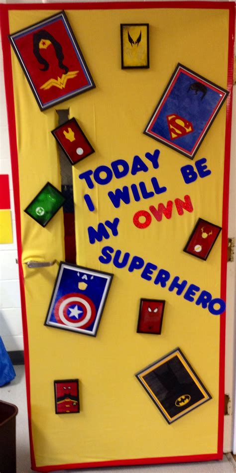 Superhero Door Superhero School Theme Superhero Classroom Decorations