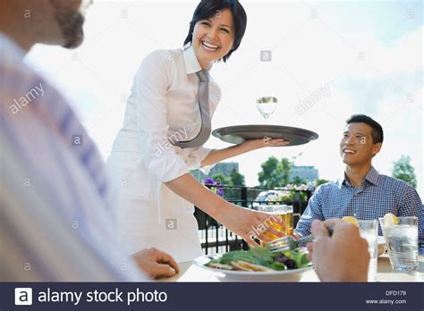 Sitting Food And Drink Communication Service Tray Holding Restaurant Hi
