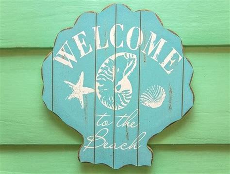 Welcome To The Beach Signs Beach Bliss Living Decorating And