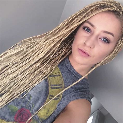 40 New Knotless Box Braids Ideas For 2021 Thrivenaija White Girl Braids Blonde White Girl
