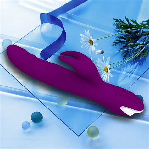 37 Frequency Rotation Rabbit Vibrator G Spot Clit Stimulator Vibrating Massager Av Stick Dildo