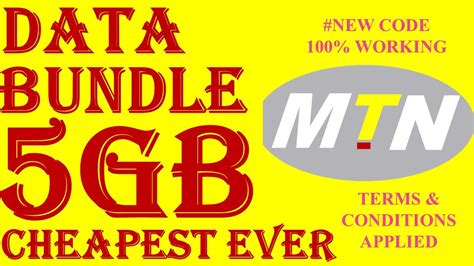 How To Buy Cheap Data On Mtn 5gb Data Bundle Youtube