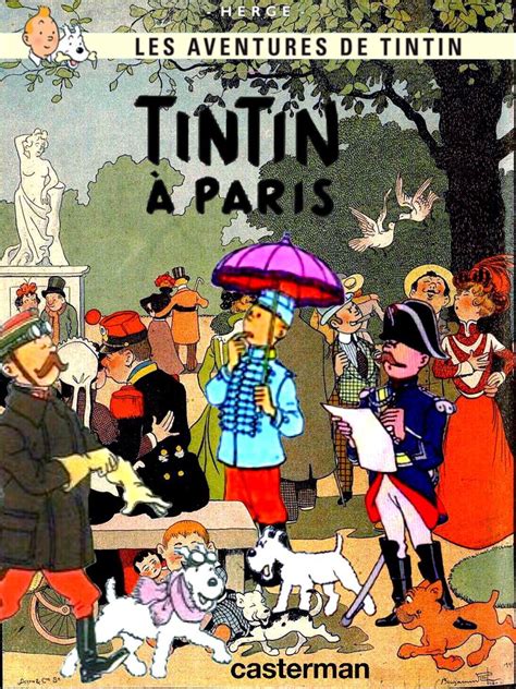 Les Aventures De Tintin Album Imaginaire Tintin à Paris Tintin
