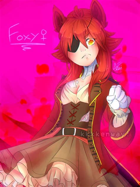 Fnaf Foxy Fnaf 1 Anime Fnaf Fnaf Cosplay Fnaf Comics Female Human Genderbend Afton Five