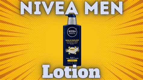 Nivea Men Maximum Hydration Body Lotion 3 In 1 Nourishing Lotion For