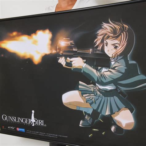 Gunslinger Girl Henrietta Firing Anime Wall Scroll Tokyo Otaku Mode Tom