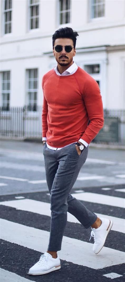 Orange Outfit Medium Skin Tone Men Style ⋆ Best Fashion Blog For Men
