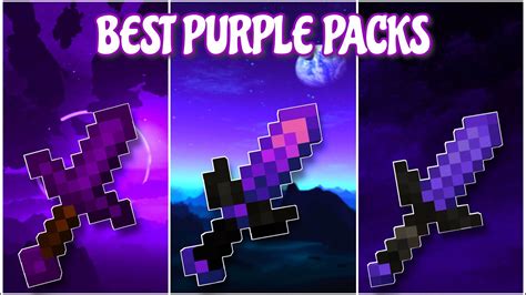 Top 3 Purple 16x Texture Packs For Minecraft Bedrock Edition Mcpe