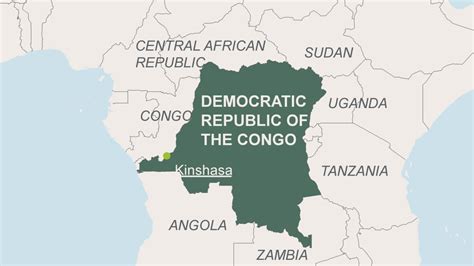 Democratic Republic Of Congo Map Location