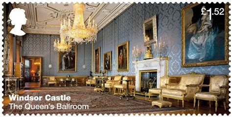 L'histoire du château est l'histoire de la monarchie. Série de timbres sur le château de Windsor - Noblesse ...