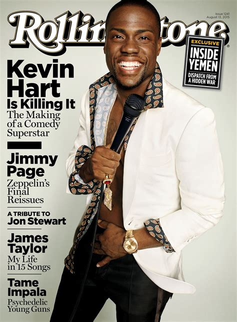 The King Of Comedy Kevin Hart Strips Down For Rolling Stone Magazine