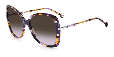 Carolina Herrera Ch 0025s Hkzqr Sunglasses In Purple Tortoise