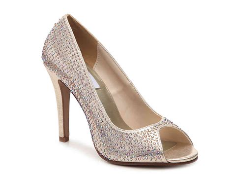 Dyeables Sienna Pump Peep Toe Pumps Pumps Gold Pumps