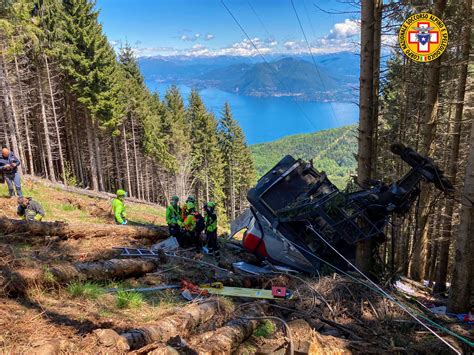 Mottarone Precipita Cabina Funivia Le Foto Della Disgrazia Lapresse