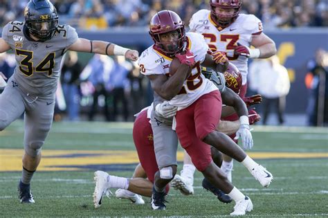 Freshman Breece Hall emerges at RB for Iowa State | AP News
