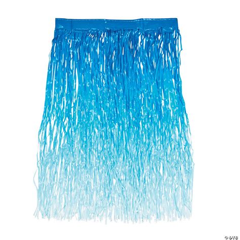Blue Ombré Grass Hula Skirt Oriental Trading