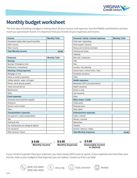 Monthly Budget Work Sheet How To Create A Monthly Budget Work Sheet