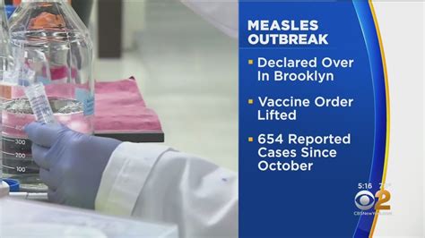 Measles Outbreak Over In Brooklyn Youtube