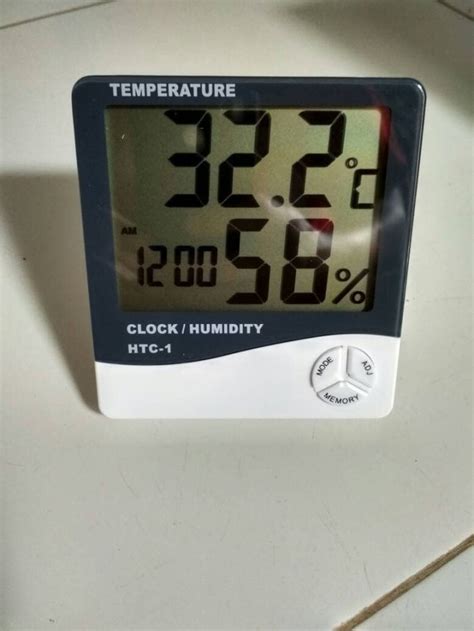 Jual Termometer Suhu Ruangan Htc 1thermometer Hygrometer Htc 1 Digital