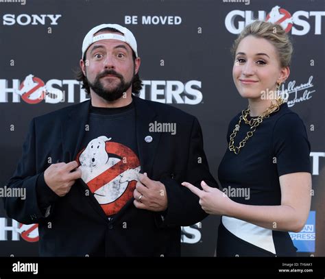 Director Kevin Smith And His Daughter Harley Quinn Smith Attend The Premiere Of The Motion