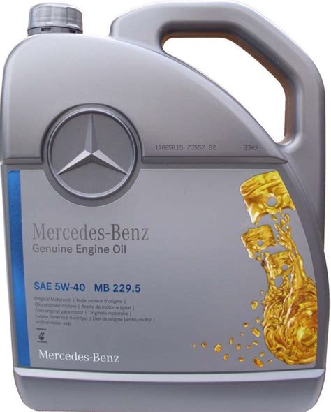 1 X 5 Liters Mercedes Benz 5w 40 Engine Oil Mb 2295 Buy Now