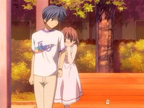 Tomoya And Nagisa Squeeling And Crying At The Same Time Clannad