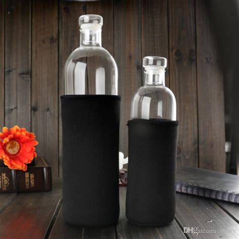 Psd mockup id 54774 in bottle mockups 7 0 0. Hot Clear Glass Sport Water Bottle With Protective Bag ...