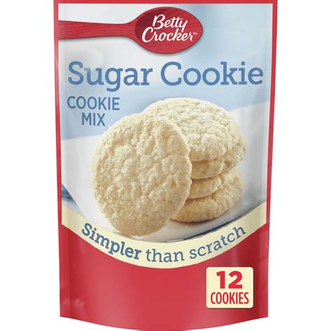 Betty Crocker Sugar Snack Size Cookie Mix 6 25 Oz Walmart Com