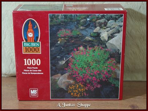 Jigsaw Puzzle Sunbeam Creek Mt Rainier Big Ben 1000 Pieces 2003