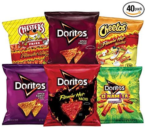 Frito Lay Fiery Mix Variety Pack 40 Count 987 With Subscribe And Save Reg 1699