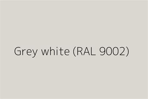 Grey White RAL 9002 Color HEX Code