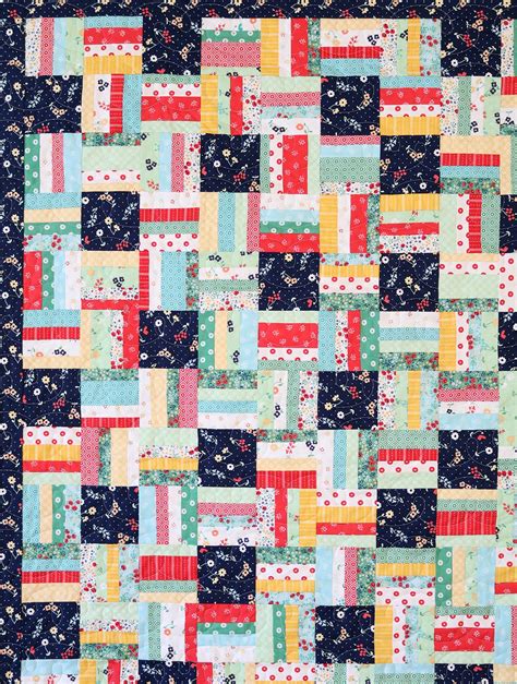 A Bright Corner Strips And Squares Quilt Perfectly Pretty Patchwork Book