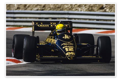 Ayrton Senna Lotus 98t Renault Belgian Gp 1986 Da Motorsport Images